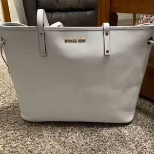 White Michael Kors purse